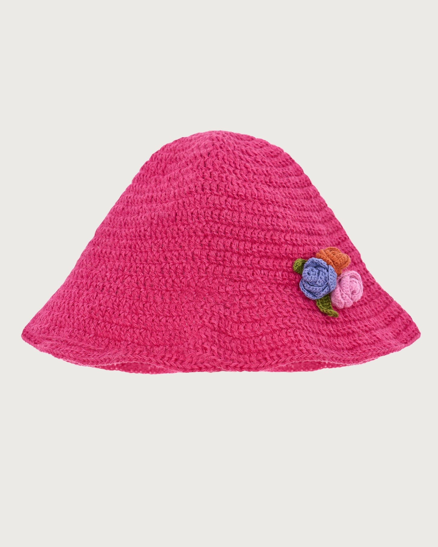 Rose Crochet Bucket Hat