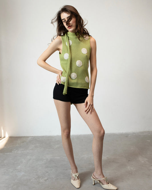 Green Pea Knitted top