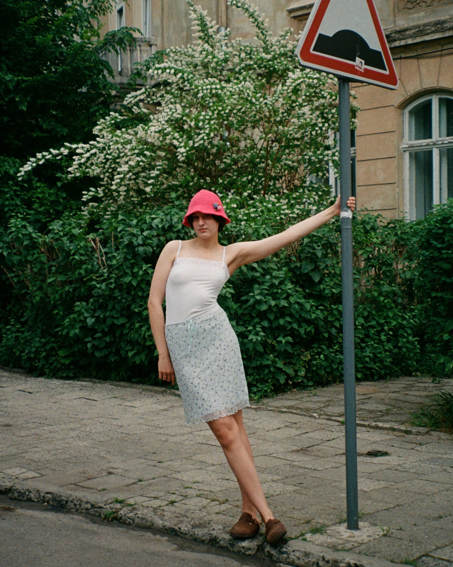 Rose Crochet Bucket Hat