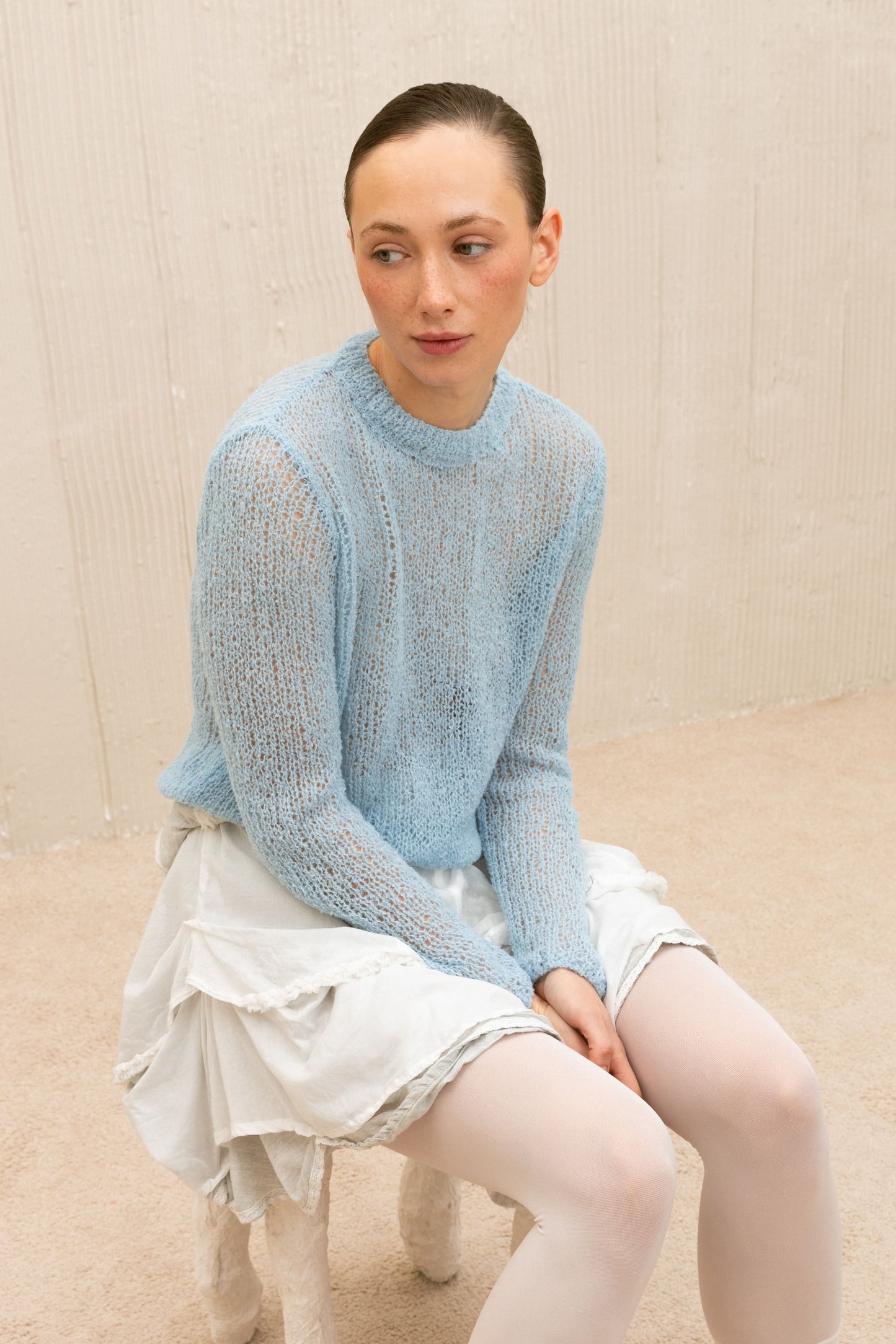 Cloud Hand-knitted sweater