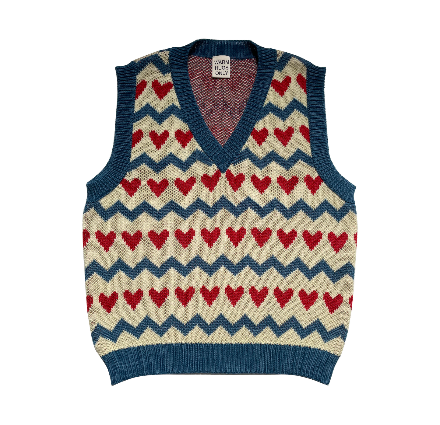 Sweetheart knitted Vest Cobalt