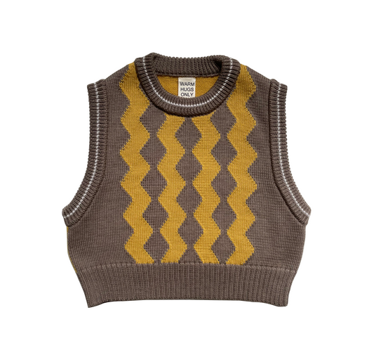 Raspberry Vest Yellow & Wallnut