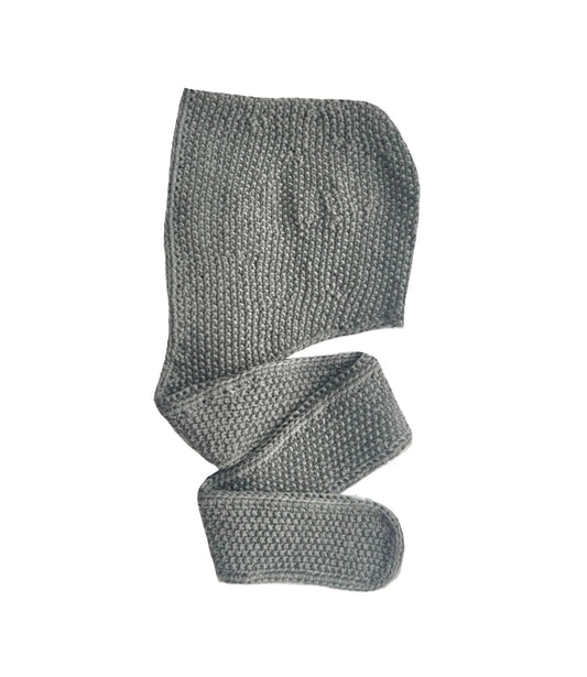 Balaclava scarf in grey