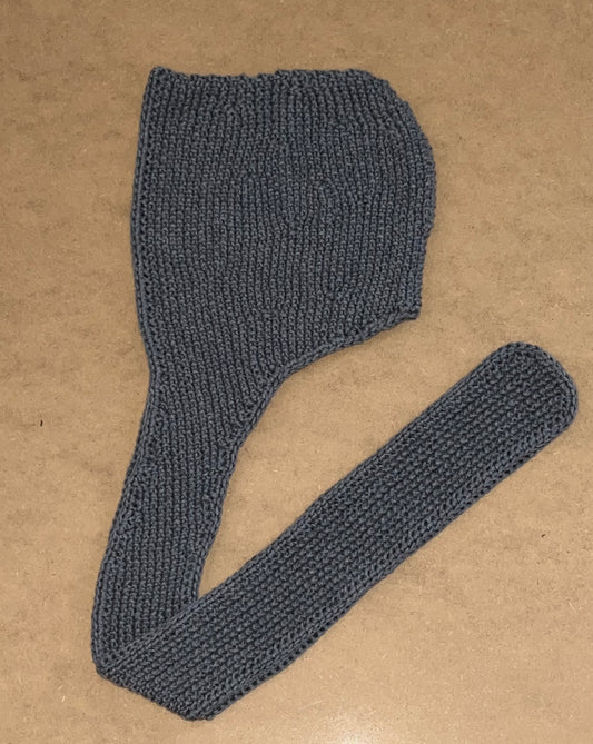 Balaclava scarf in grey