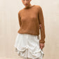 Teddy Hand-knitted sweater in brown